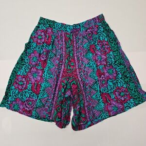 Vintage Miz California Women's Vintage Floral Print Shorts Size L